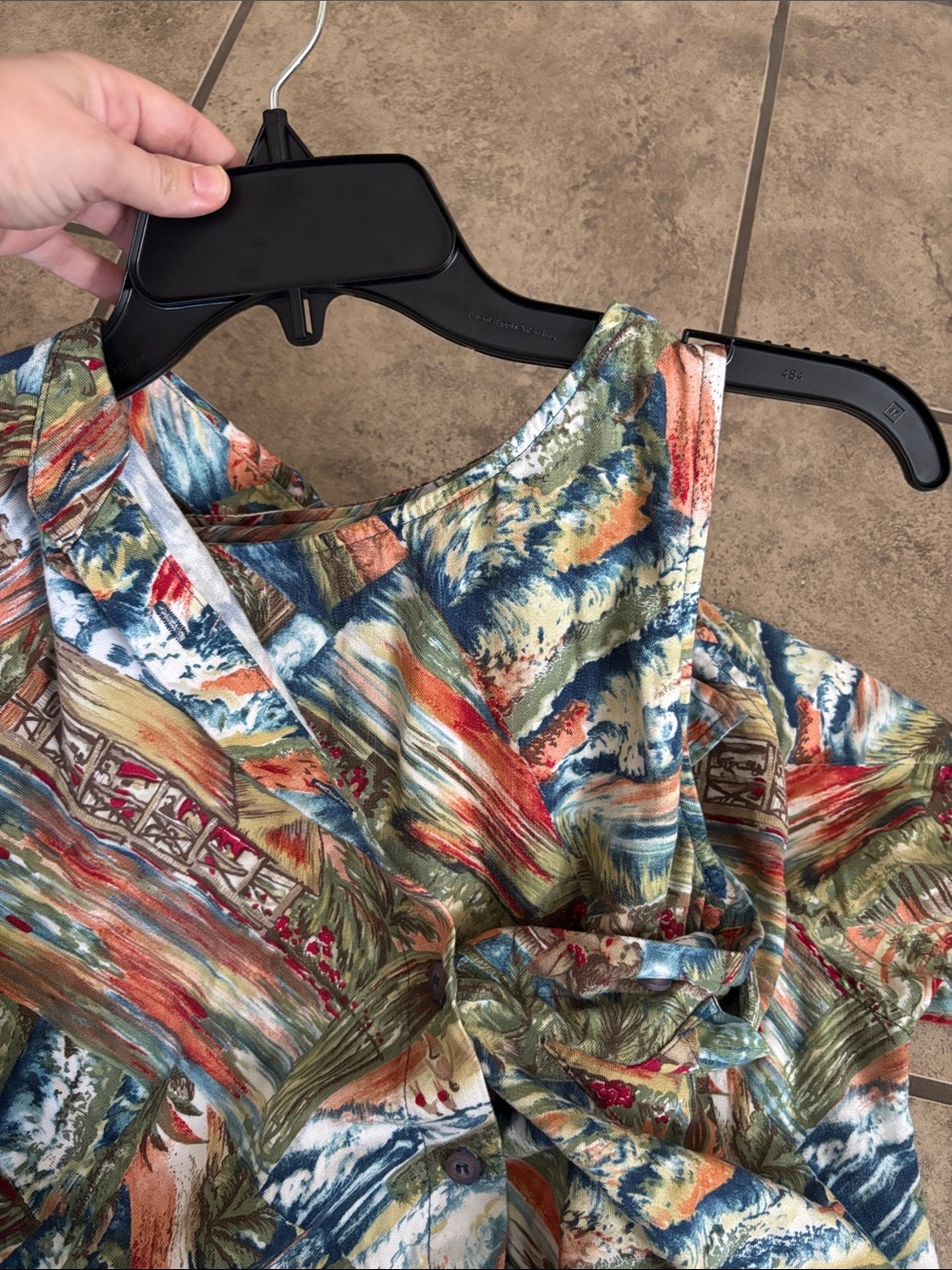 Melrose Studio Petites Size Large 2 Piece Hawaiian Dress Set - Picture 7 of 7